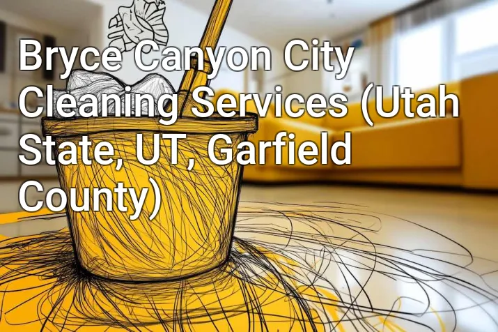 Bryce Canyon City Cleaning Services (Utah State, UT, Garfield County)
