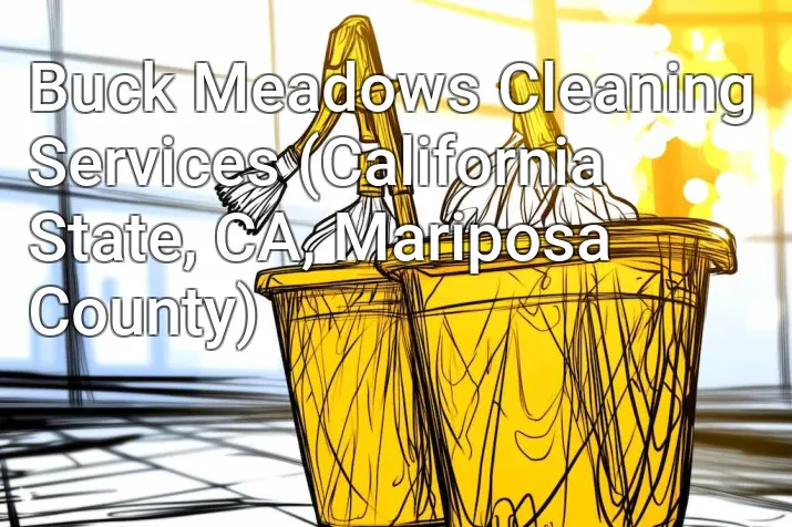 Buck Meadows Cleaning Services (California State, CA, Mariposa County)