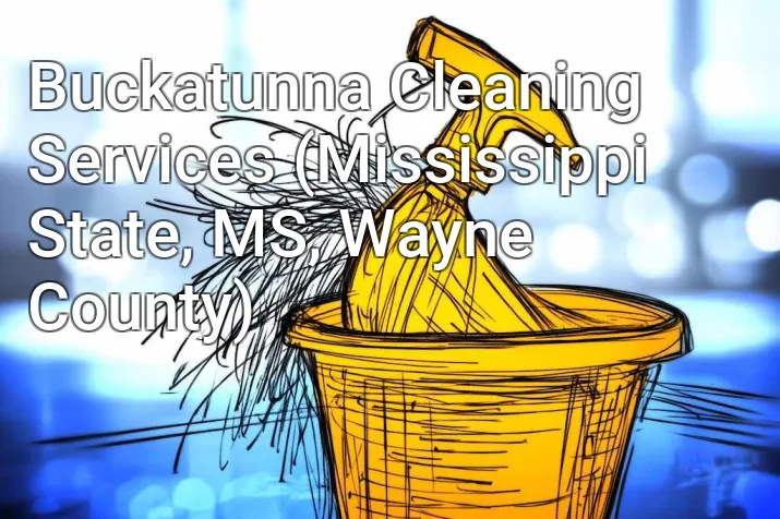 Buckatunna Cleaning Services (Mississippi State, MS, Wayne County)