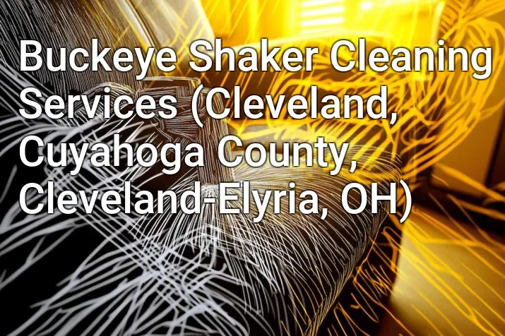 Buckeye Shaker Cleaning Services (Cleveland, Cuyahoga County, Cleveland-Elyria, OH)