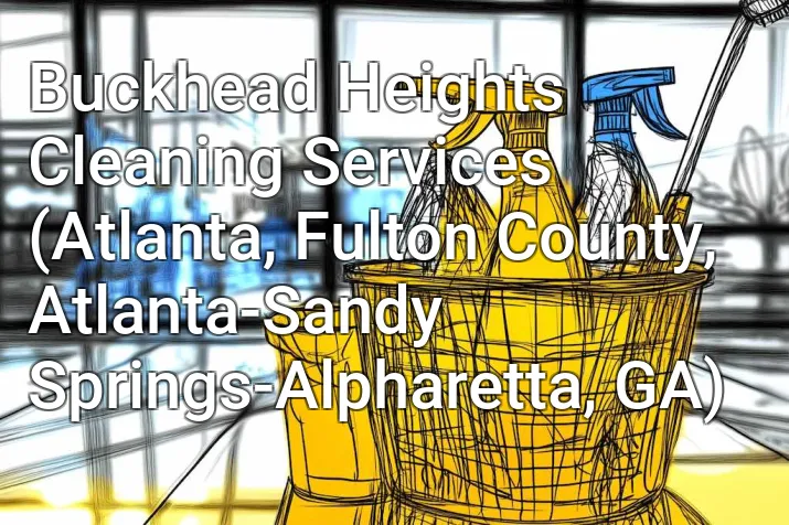 Buckhead Heights Cleaning Services (Atlanta, Fulton County, Atlanta-Sandy Springs-Alpharetta, GA)
