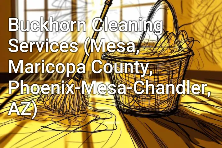 Buckhorn Cleaning Services (Mesa, Maricopa County, Phoenix-Mesa-Chandler, AZ)