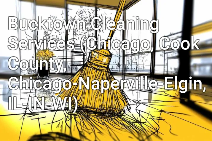 Bucktown Cleaning Services (Chicago, Cook County, Chicago-Naperville-Elgin, IL-IN-WI)