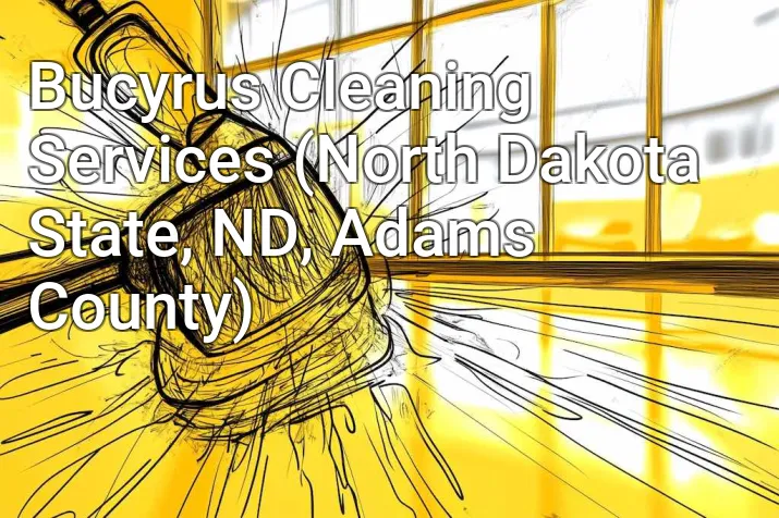 Bucyrus Cleaning Services (North Dakota State, ND, Adams County)