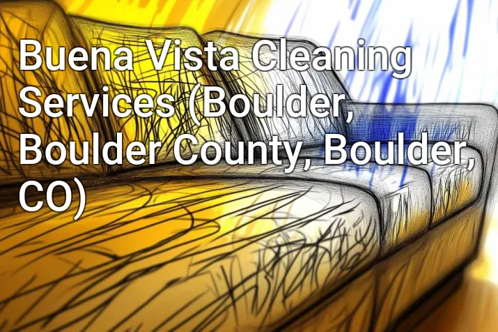 Buena Vista Cleaning Services (Boulder, Boulder County, Boulder, CO)