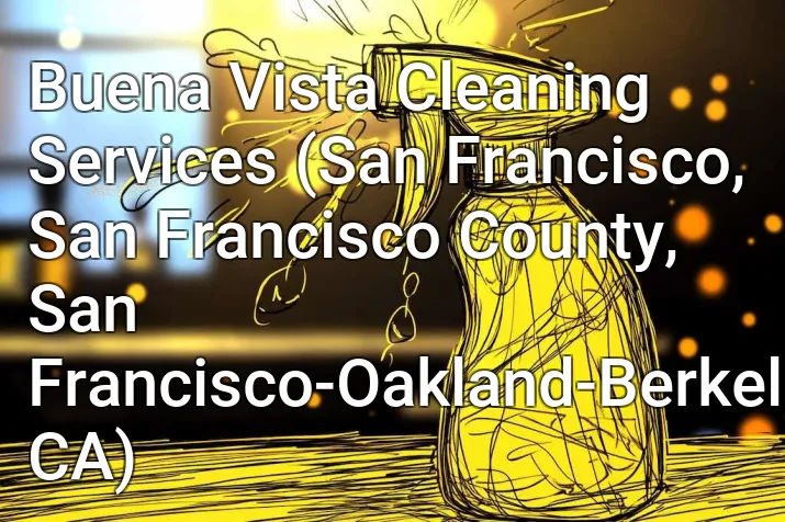 Buena Vista Cleaning Services (San Francisco, San Francisco County, San Francisco-Oakland-Berkeley, CA)