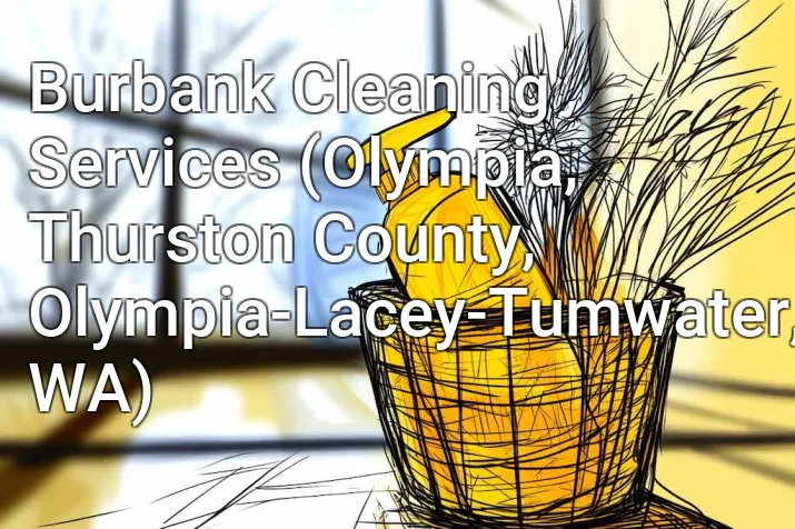 Burbank Cleaning Services (Olympia, Thurston County, Olympia-Lacey-Tumwater, WA)