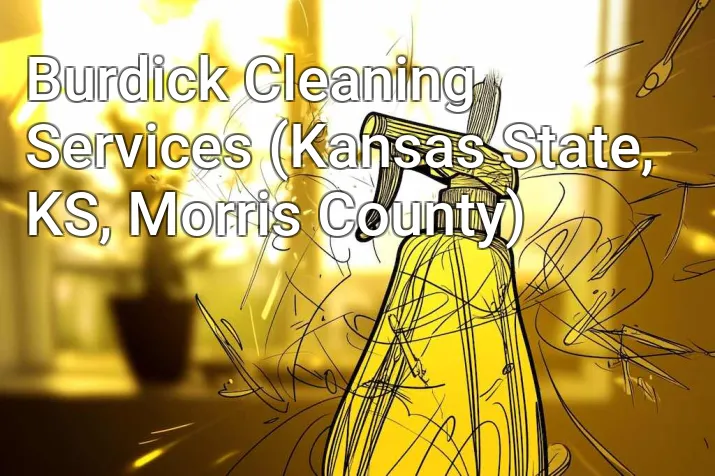 Burdick Cleaning Services (Kansas State, KS, Morris County)