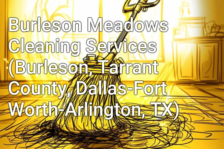 Burleson Meadows Cleaning Services (Burleson, Tarrant County, Dallas-Fort Worth-Arlington, TX)