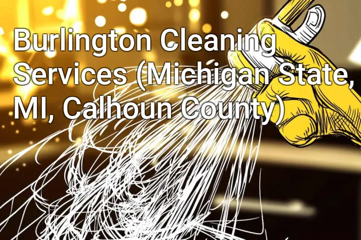Burlington Cleaning Services (Michigan State, MI, Calhoun County)