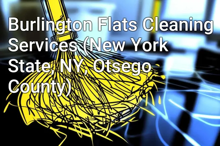 Burlington Flats Cleaning Services (New York State, NY, Otsego County)