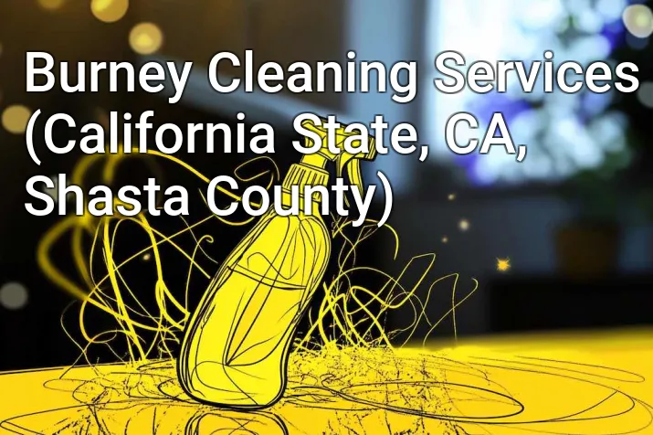 Burney Cleaning Services (California State, CA, Shasta County)