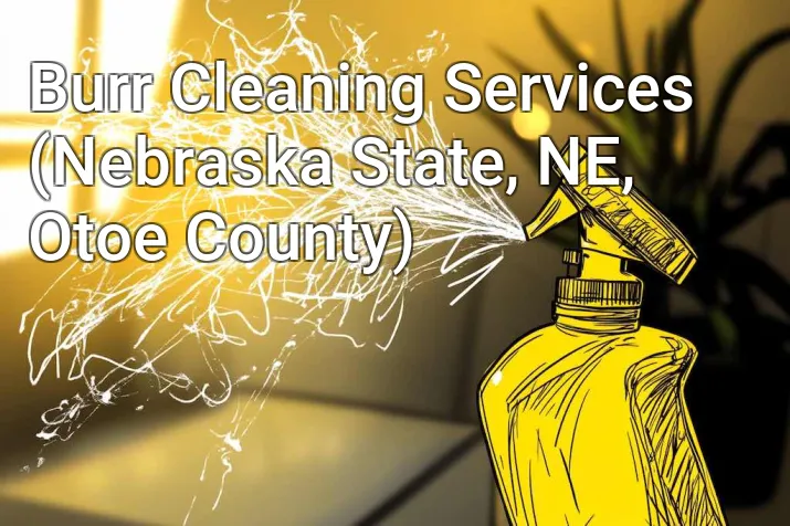 Burr Cleaning Services (Nebraska State, NE, Otoe County)