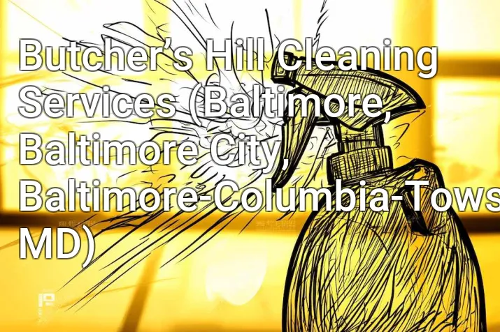 Butcher’s Hill Cleaning Services (Baltimore, Baltimore City, Baltimore-Columbia-Towson, MD)