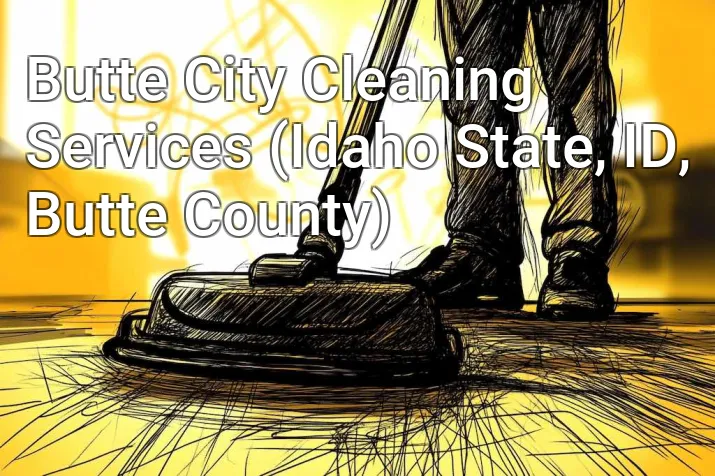 Butte City Cleaning Services (Idaho State, ID, Butte County)