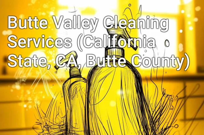 Butte Valley Cleaning Services (California State, CA, Butte County)