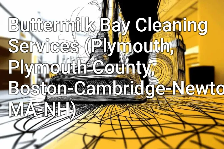 Buttermilk Bay Cleaning Services (Plymouth, Plymouth County, Boston-Cambridge-Newton, MA-NH)
