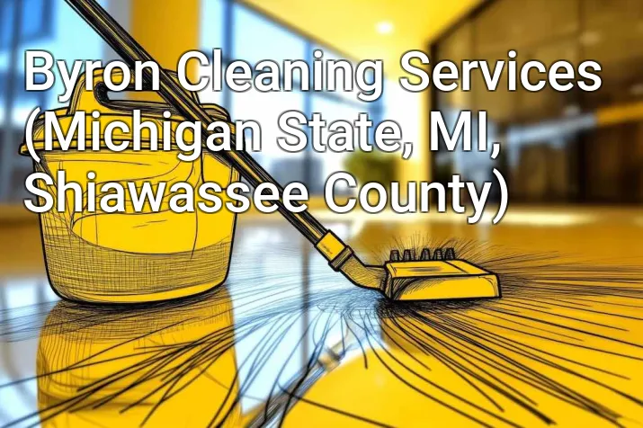 Byron Cleaning Services (Michigan State, MI, Shiawassee County)