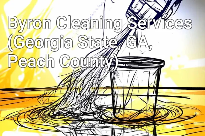 Byron Cleaning Services (Georgia State, GA, Peach County)