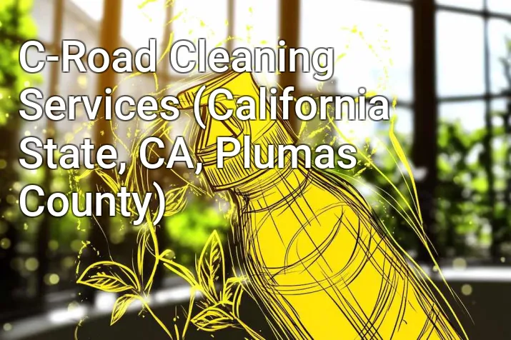 C-Road Cleaning Services (California State, CA, Plumas County)