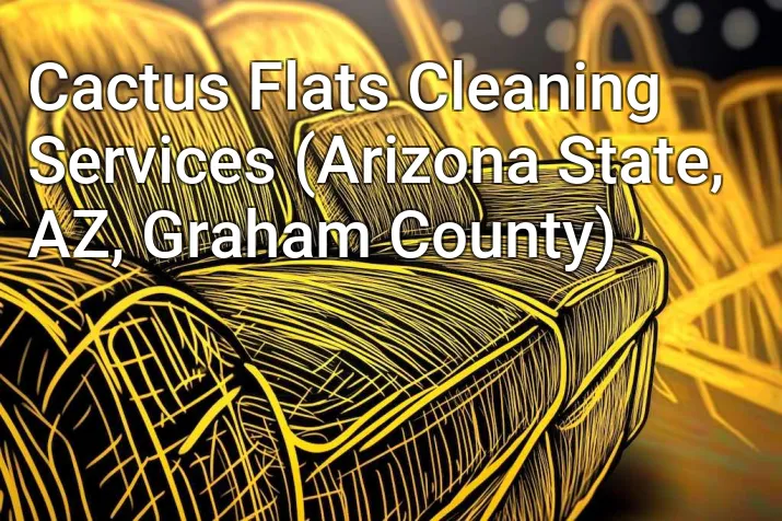 Cactus Flats Cleaning Services (Arizona State, AZ, Graham County)