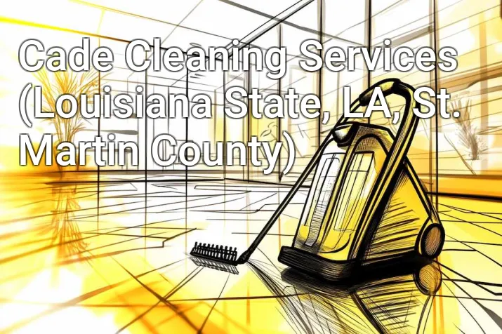 Cade Cleaning Services (Louisiana State, LA, St. Martin County)