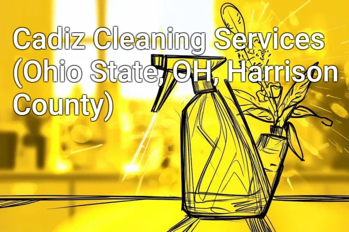 Cadiz Cleaning Services (Ohio State, OH, Harrison County)