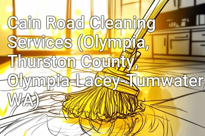 Cain Road Cleaning Services (Olympia, Thurston County, Olympia-Lacey-Tumwater, WA)