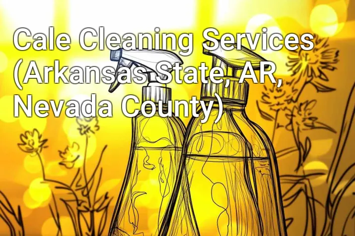 Cale Cleaning Services (Arkansas State, AR, Nevada County)