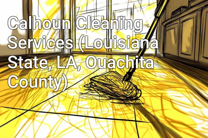 Calhoun Cleaning Services (Louisiana State, LA, Ouachita County)