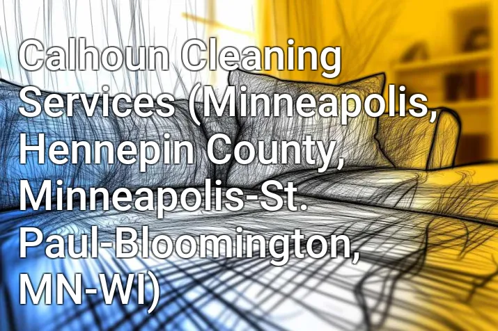Calhoun Cleaning Services (Minneapolis, Hennepin County, Minneapolis-St. Paul-Bloomington, MN-WI)