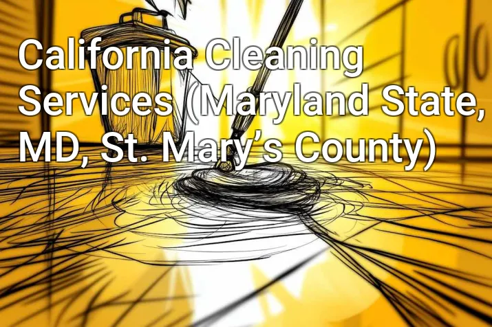 California Cleaning Services (Maryland State, MD, St. Mary’s County)