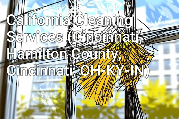 California Cleaning Services (Cincinnati, Hamilton County, Cincinnati, OH-KY-IN)