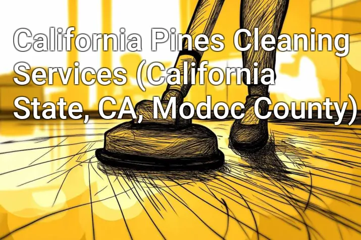 California Pines Cleaning Services (California State, CA, Modoc County)