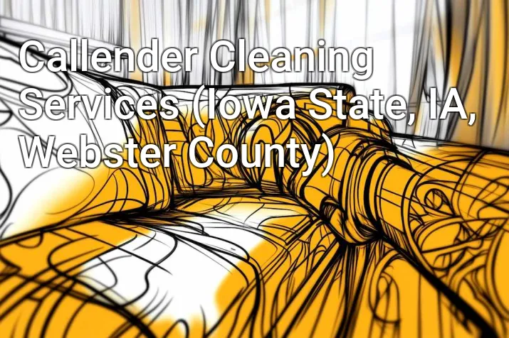 Callender Cleaning Services (Iowa State, IA, Webster County)