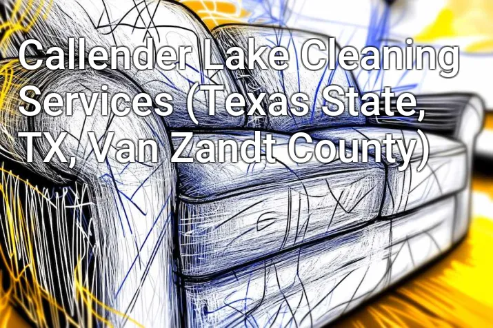 Callender Lake Cleaning Services (Texas State, TX, Van Zandt County)