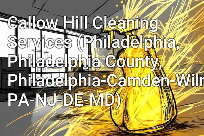 Callow Hill Cleaning Services (Philadelphia, Philadelphia County, Philadelphia-Camden-Wilmington, PA-NJ-DE-MD)