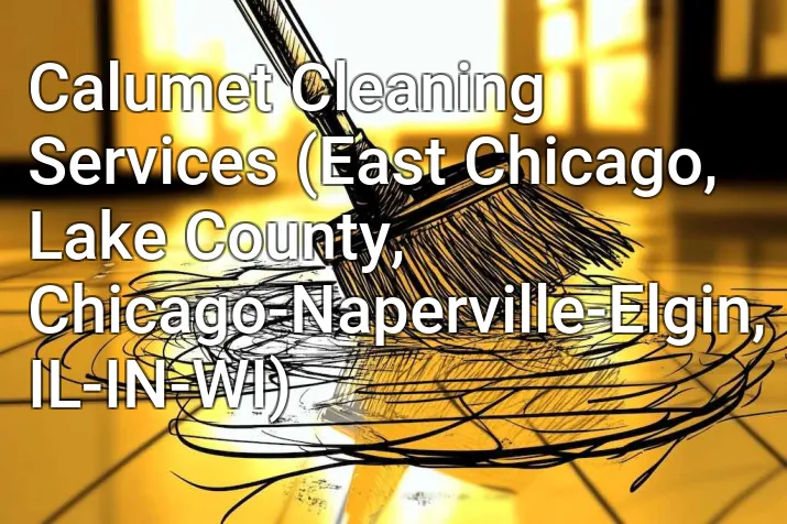 Calumet Cleaning Services (East Chicago, Lake County, Chicago-Naperville-Elgin, IL-IN-WI)