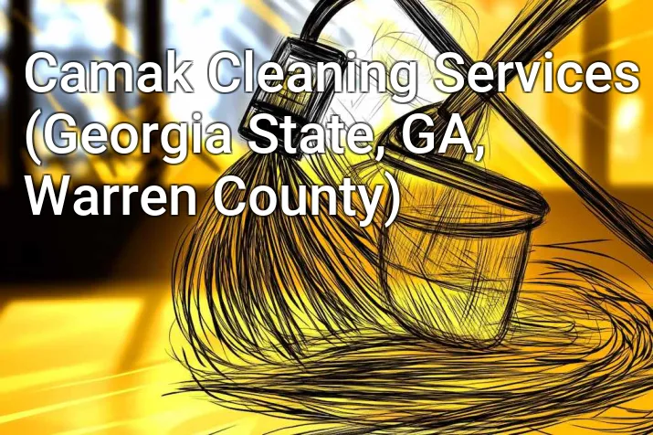 Camak Cleaning Services (Georgia State, GA, Warren County)