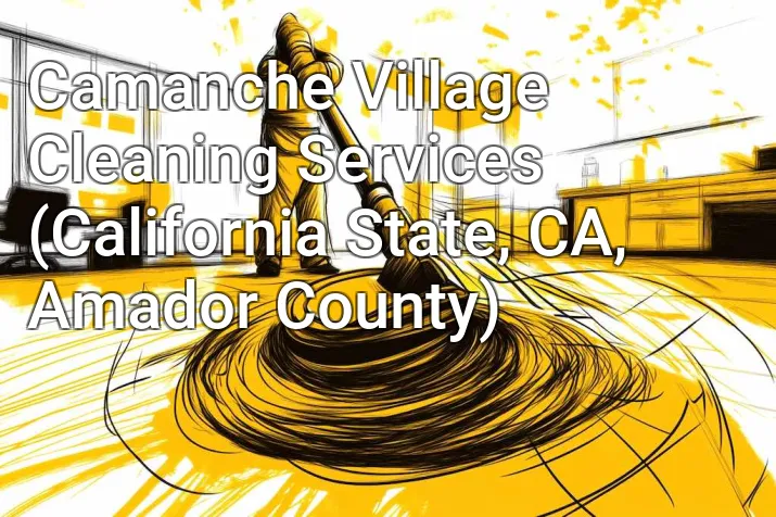 Camanche Village Cleaning Services (California State, CA, Amador County)