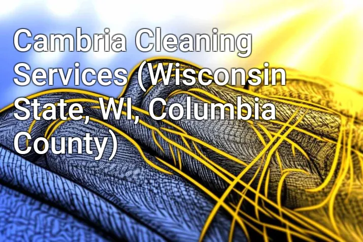 Cambria Cleaning Services (Wisconsin State, WI, Columbia County)