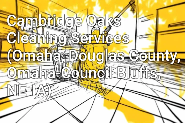 Cambridge Oaks Cleaning Services (Omaha, Douglas County, Omaha-Council Bluffs, NE-IA)