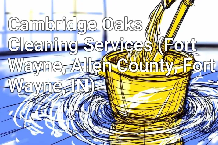 Cambridge Oaks Cleaning Services (Fort Wayne, Allen County, Fort Wayne, IN)