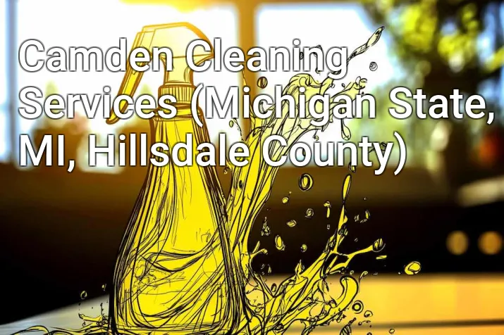 Camden Cleaning Services (Michigan State, MI, Hillsdale County)