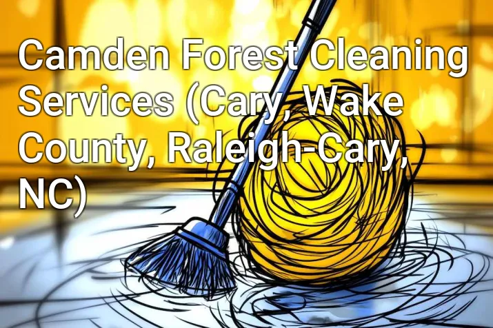 Camden Forest Cleaning Services (Cary, Wake County, Raleigh-Cary, NC)