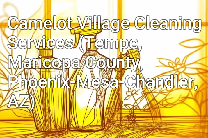 Camelot Village Cleaning Services (Tempe, Maricopa County, Phoenix-Mesa-Chandler, AZ)