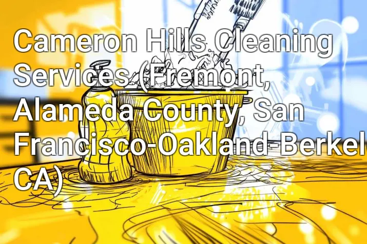 Cameron Hills Cleaning Services (Fremont, Alameda County, San Francisco-Oakland-Berkeley, CA)