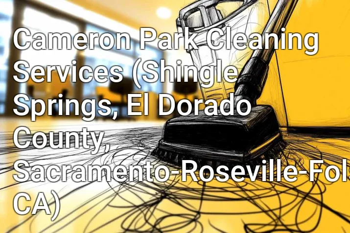 Cameron Park Cleaning Services (Shingle Springs, El Dorado County, Sacramento-Roseville-Folsom, CA)