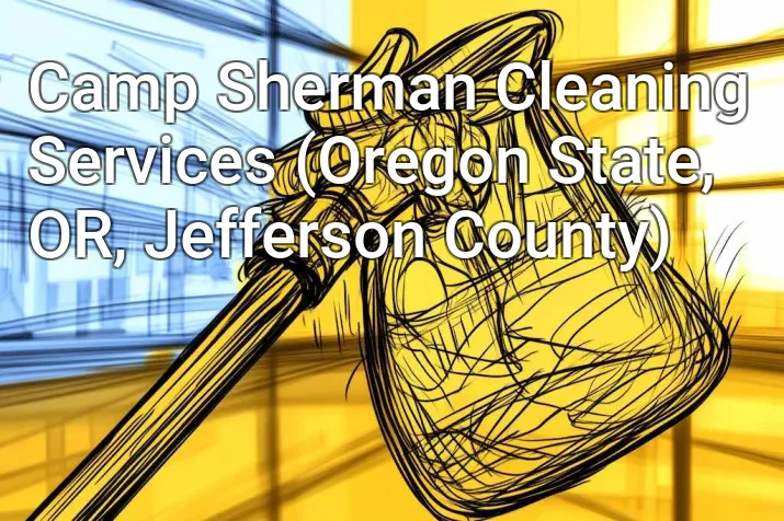 Camp Sherman Cleaning Services (Oregon State, OR, Jefferson County)