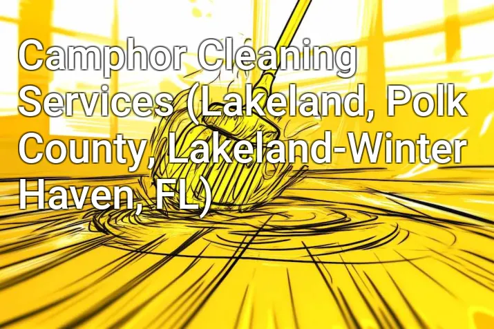 Camphor Cleaning Services (Lakeland, Polk County, Lakeland-Winter Haven, FL)